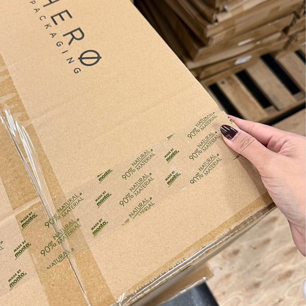 Monta Green Line Compostable Shipping Tape Rolls - Composticky Tape™️