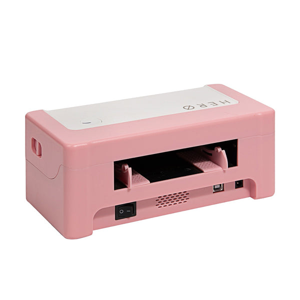 HERO HZD950-PRO SHIPPING LABEL PRINTER (Pink) - USB and Bluetooth Direct Thermal 300DPI