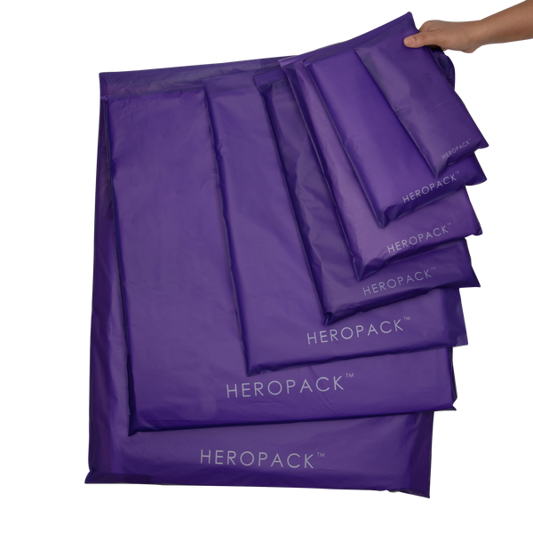 Hero Packaging_Home Compostable Shipping Mailers_Purple